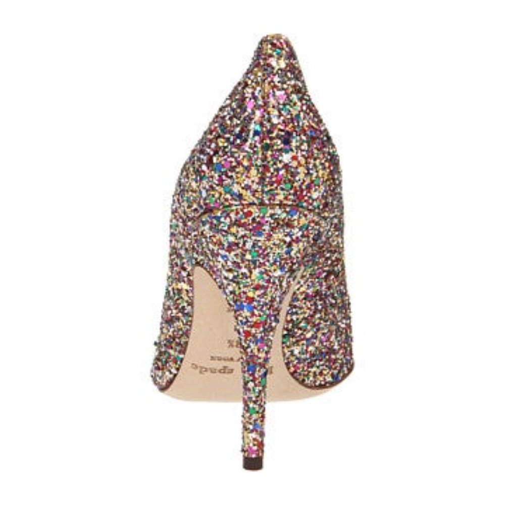Kate Spade Licorice Too Glitter Pump New - Picture 2 of 5